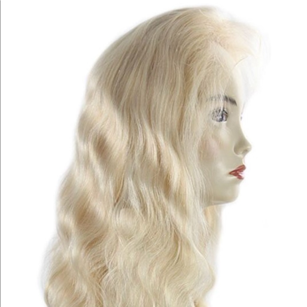 SOLD 100% human remi blonde wig, bodywave NIB - Picture 5 of 8
